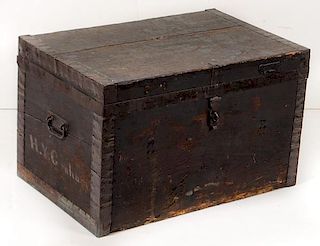 Civil War Campaign Chest to Lt. Henry Y. Graham, 24th Ohio Infy. 