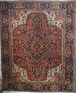 Vintage Persian Heriz, 11'6" x 14'1"