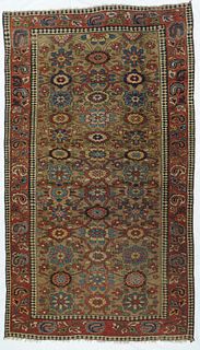 Antique Persian Bidjar, 4' x 7'