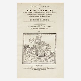 [Literature] (Malory, Sir Thomas) The Byrth, Lyf, and Actes of Kyng Arthur...Le Morte Darthur...