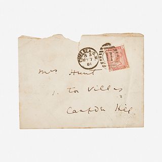 [Literature] Wilde, Oscar Autograph Envelope