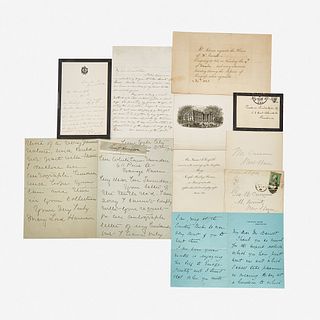 [Presidential] [First Ladies] Group of 5 First Lady Documents and Letters