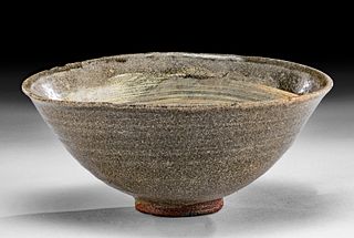15th C. Vietnamese Annamese Glazed Pottery Bowl