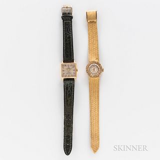 18kt Gold Tudor Wristwatch and a Marcel & Cie Wristwatch