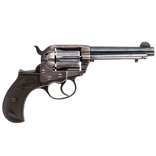 **Rare "Amex Co" Marked Colt Model 1877 Lightning Revolver with Holster