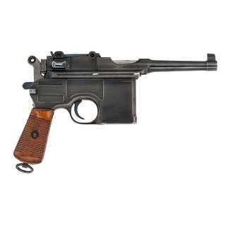 **Late Production Post-WWI Mauser Banner C96 Bolo Pistol