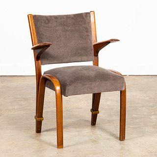 MID-20TH C. FRENCH BENTWOOD ARMCHAIR