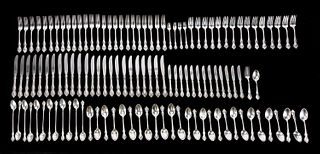 122PC TOWLE "SPANISH PROVINCIAL" STERLING FLATWARE