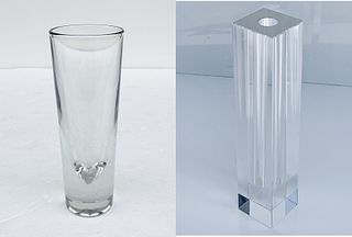 Crystal glass Bud Vase
