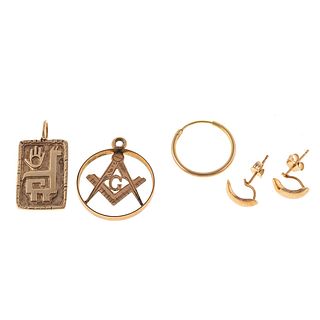 An Eclectic Collection of Mostly Gold Jewelry