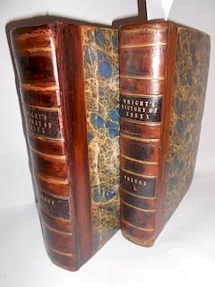 <p>MORANT (Philip) The History and Antiquities of Essex, 2 vols. Chelmsford 1816, folio, folding col