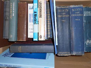Antarctic and Arctic. A collection of 20th century works, references, a quantity, also to include wh