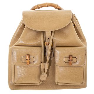 A Gucci Bamboo Backpack GM