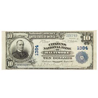 1902 PB $10 National – CH 1384 XF45 FR.624