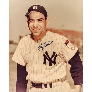 YOGI BERRA (1925 - 2015) Legendary Hall of Fame Baseball Player 2-Signed Photo