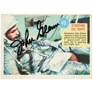 JOHN HERSCHEL GLENN JR (1921-2016) Signed Astronaut Trading Card Rarity