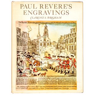 PAUL REVERES ENGRAVINGS, The Reference Book 1969, Clarence S. Brigham, ATHENEUM