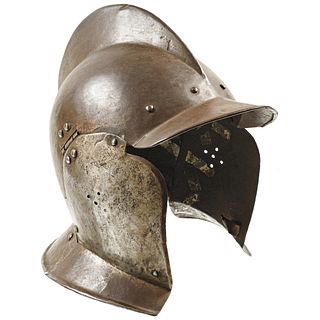 Rare Circa 1560 German Burgonet Open Face Helmet Nuremburg
