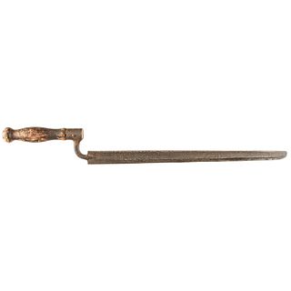 c 1770-1790 Rev.War to War of 1812 Use Socket Bayonet Converted to a Short Sword
