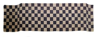 Tibetan Checkerboard Rug Early 20th Century