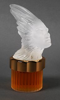 Lalique Crystal Pour Homme Phoenix Perfume Bottle