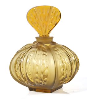 Lalique Mirabel Glass Vanity Perfume Bottle