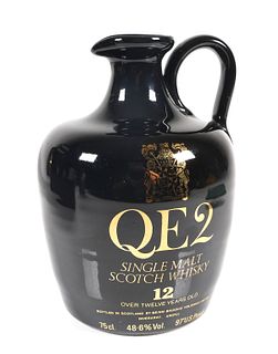 QE2 Single Malt Scotch Whiskey Bottle