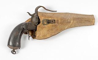 Large Belgian Pinfire Revolver  