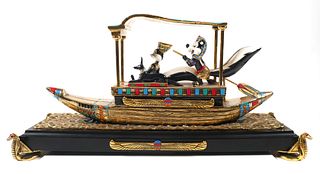 Looney Tunes Cleopatra's Barge Sculpture