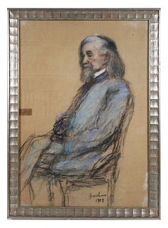 GLEN COOPER HENSHAW, Pastel Portrait