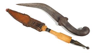 Bone Handle Knife and Kirpan Jambiya Dagger