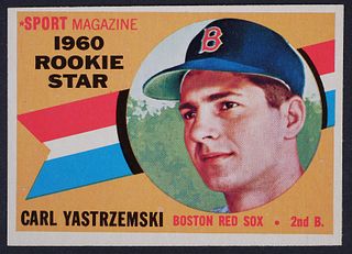 CARL YASTRZEMSKI 1960 Rookie Card