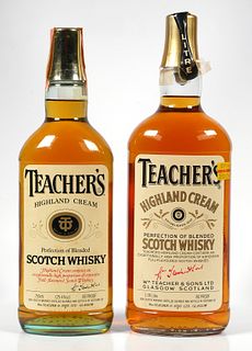 2 Bottles Sealed Teacher's Blended Scotch Whisky 