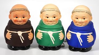 (3) Goebel Friar Tuck Bank Figurines