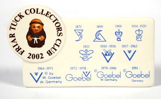Goebel Friar Tuck Trademark 2002 Plaque 