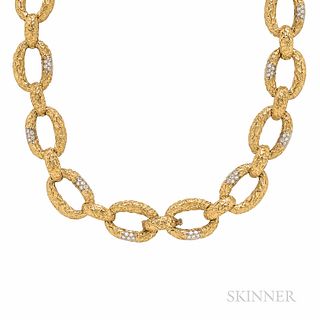 R. Stone 18kt Gold and Diamond Convertible Suite