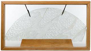 Etched Fish Platter Decorative Object