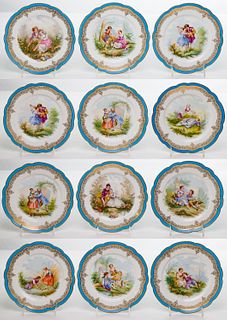 Sevres Porcelain Cabinet Plate Collection