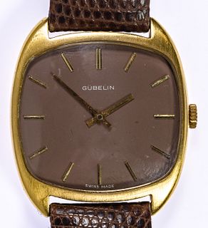 Gubelin 18k Yellow Gold Case Wrist Watch