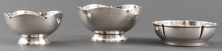 Sterling Silver Bowls incl. Cartier, 3