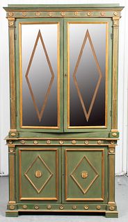 Italian Neoclassical Style Paint Decorated Cabinet