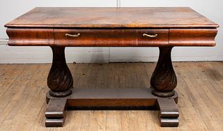 Renaissance Revival Carved Oak Refectory Table