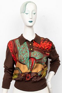 Hermes Paris Women's Cashmere & Silk Sweater, 44