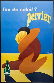 "Perrier" Vintage French Advertising Poster