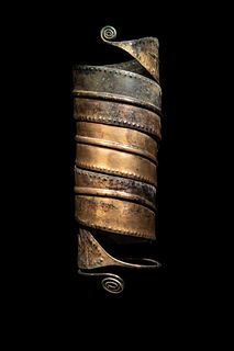 An European Bronze Age Arm Band or Leg Band
Height 12 inches. 
