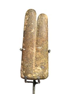 An Egyptian Slate Two-Fingers Amulet
Height 3 inches. 