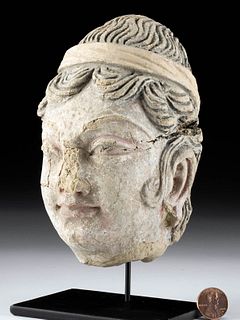 Gandharan Stucco Head of Bodhisattva / Price