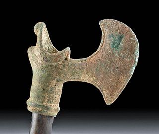 Ancient Near Eastern Elamite Bronze Axe Head