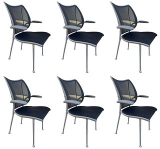 Set of 6 Chairs by Niels Diffrient 4 Humanscale Liberty