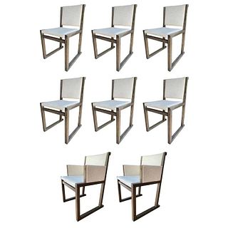 Set of 10 "Musa" Chairs by Antonio Citterio for Maxalto